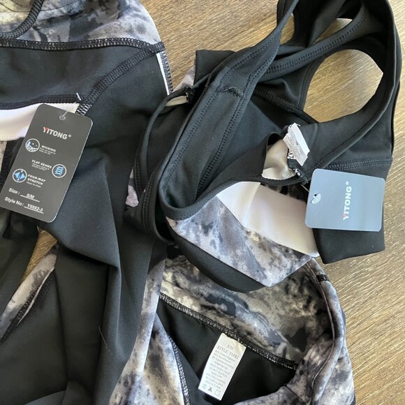Yitong S/M 3 Piece Athletic Set NWT - Picture 5 of 15